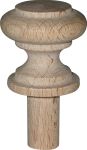 Holzknopf antiker, alt, Holz Knopf, aus Buche, Ø 27mm
